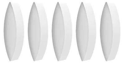 Productafbeelding van Magnetische Roerstaafjes - Roerbaartjes Set - Vloeistoffen Mengen - PTFE Gecoat - 5 stuks 30mm - Wit