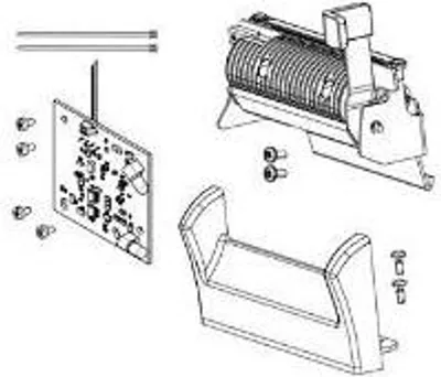Productafbeelding van Zebra ZT200, optie voor afpelbare labels, zwart, thermisch printen, ZT200, 1 stuk