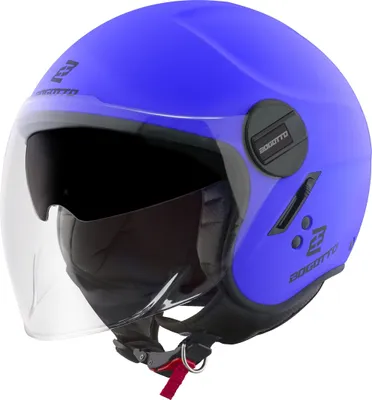 Image de Bogotto H595-1 SPN Casque Jet, bleu mat, L