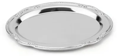 Obrázok produktu pre Vintage dekoratívny servírovací podnos, oválny, 21,5 x 15,2 cm