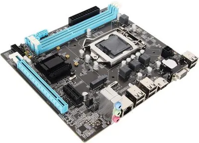 Obrázek produktu pro 2. generace herní základní desky s Wi-Fi pro stolní počítače – patice LGA 1155 – čipset H61 – DDR3 – M.2 NVMe – LAN 100 Mb/s – Micro ATX