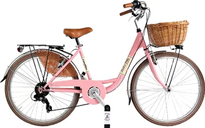 Produktbild von Dolce Vita by Canellini VENERE Fahrrad Citybike Frau mit Korb - Rosa 26"