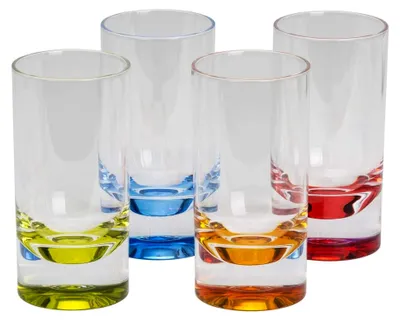 Produktbild von Melamin Slim Jim Party Kurzglas 4er-Set