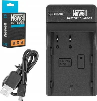 Zdjęcie produktu dla Ładowarka Newell DC-USB do akumulatorów DMW-BLF19E BLF19E do Panasonic Lumix DMC-GH3 DMC-GH4 DMC-GH5 DMC-G9