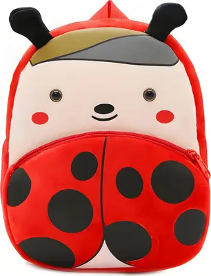Produktbild von Wildleder-Rucksack rot - Marienkäfer