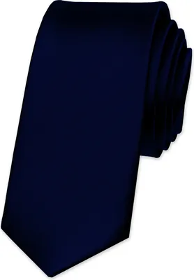 Produktbild von Krawatte Herren Hochzeit Konfirmation Slim Tie Retro Business Schlips schmal Autiga® schwarzblau