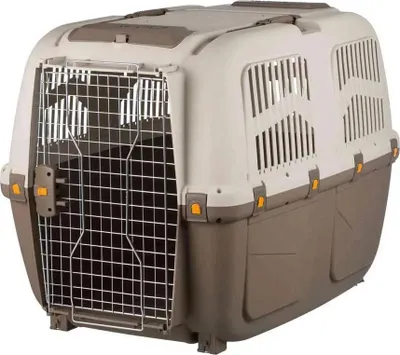Produktbild von TRIXIE Transportbox Skudo 5, M: 59 x 65 x 79 cm, taupe / sand