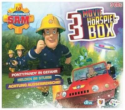Produktbild von Feuerwehrmann Sam-Movie Hörspiel Box (3 CDs)