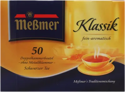 Produktbild von Meßmer Klassik Schwarzer Tee Tassenportion fein aromatisch 87g