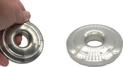 Produktbild von Edelstahlseife zur effektiven Geruchsentfernung Ø 7,5 cm mit Aufhängeloch