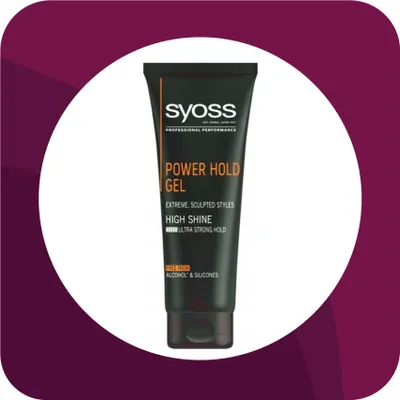 Produktbild von SYOSS MEN POWER HOLD - starkes Gel für lockiges Haar