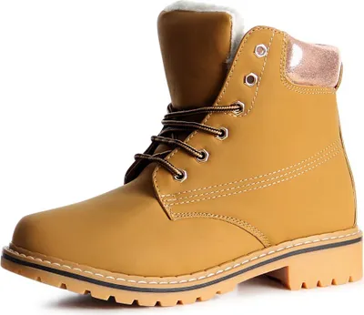 Produktbild von topschuhe24 1032 Damen Worker Boots Stiefeletten Schnürer, Farbe:Camel, Größe:37 EU
