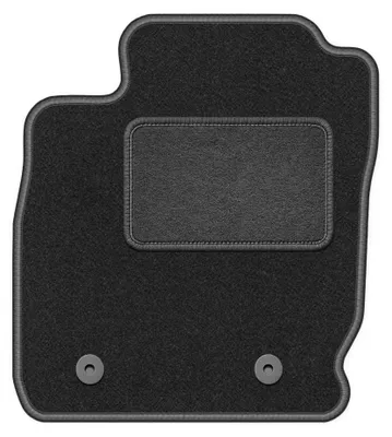 Produktbild von Fahrermatte Velours für Ford EcoSport MK2 2012-2017 (Crossover) – 1-tlg, Graphit, passgenau – Wielganizator LUX