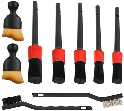 Produktbild von Weiches Autoreinigungsbürstenset, Innenreinigung, 9-teilig, ultraweich