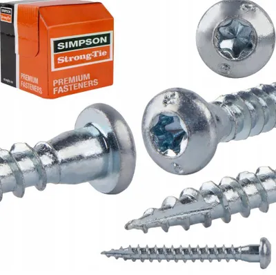 Immagine prodotto di Viti Simpson Strong-Tie CSA per elementi di collegamento in legno, Torx 4 x 30 mm, 250 pezzi