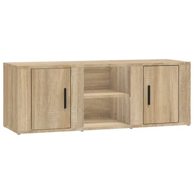 Zdjęcie produktu dla Szafka pod TV, dąb sonoma, 100x31,5x35 cm