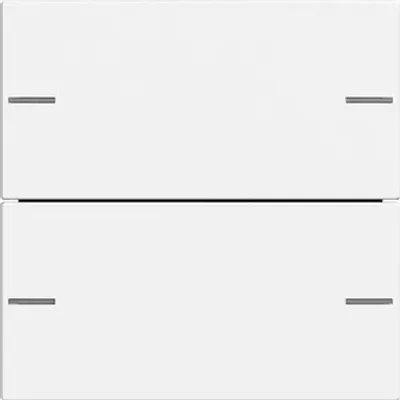 Produktbild von Gira Wippenset 2f Tastsens.4.55 Reinweiß m 575227