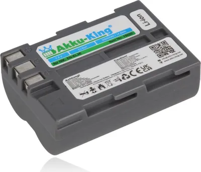 Produktbild von Akku kompatibel mit Nikon EN-EL3e - Li-Ion 2000mAh - für D100 SLR, DSLR D700, D50, D100, D90, D80, D300, D70, D70s, D200, D300S, EN-EL3e-2