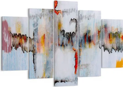 Produktbild von Bild auf Leinwand - Leinwandbild - Abstraktion modern - 150x100cm - Wand Bild - Wanddeko - Leinwanddruck - Bilder - Kunstdruck - Wanddekoration - Leinwand bilder - Wandkunst - EA150x100-3676