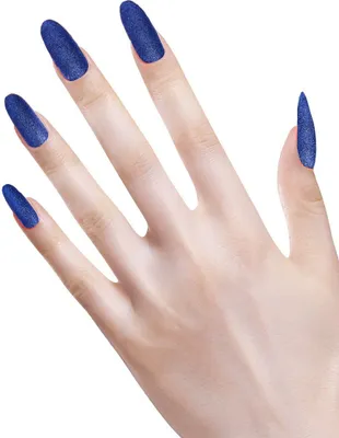 Produktbild von Glitzer Fingernägel blau