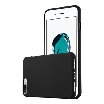 Produktbild von Cadorabo Schutzhülle für Apple iPhone 7 PLUS / 7S PLUS / 8 PLUS Hülle in Schwarz Handyhülle TPU Etui Cover Case