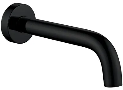 Immagine prodotto di CERANO - Bocchetta di scarico a muro - 20 cm - rotonda - nero opaco