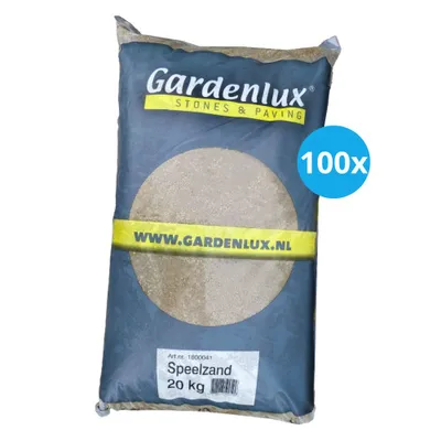 Zdjęcie produktu dla Gardenlux Play Sand - Piasek do piaskownicy - Piasek do piaskownicy -   - Opakowanie 100 x 20 kg