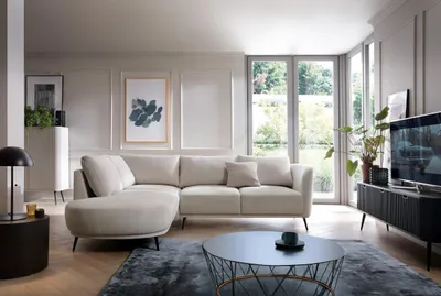 Produktbild von Ecksofa mit Schlaffunktion & Bettkasten - L-Form - Aurora Récamière