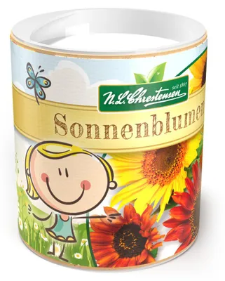 Artikelbild 1 von 'Dose Gartenkinder Sonnenblume uniflorus' aus der Kategorie Sonnenblumensamen