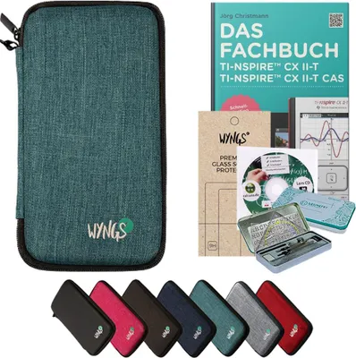 Produktbild von CALCUSO Zubehör Streberpaket Türkis kompatibel für Grafikrechner TI Nspire CX II-T /CX II-T CAS