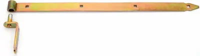 Produktbild von Ladenband Set mit Kloben 300 x 30 x Ø13 gelb Ladenbänder Torband Türband Türbänder NW-ZP300