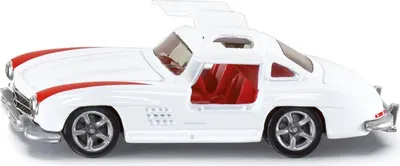 Image de Siku Mercedes 300SL Voiture jouet blanche ; 1470