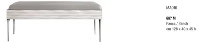 Produktbild von Hocker Sofa Pouf Polster Beistellhocker Fußhocker Ottomane Sitz Bank Artdéco Neu