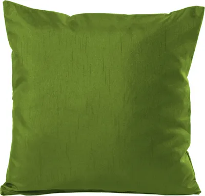 Produktbild von Kissenhülle Wildseide Optik uni 50x50 cm grün dunkel