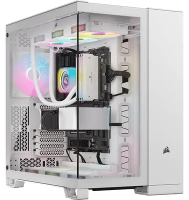 Immagine prodotto di Corsair CC-9011270-WW CORSAIR Geh Midi 6500X iCUE LINK RGB Dual Chamber White
