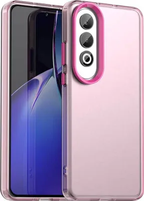 Produktbild von Handyhülle für OnePlus Nord CE4 Schlank Durchscheinend Matt Stoßfest Schutzhülle Rot