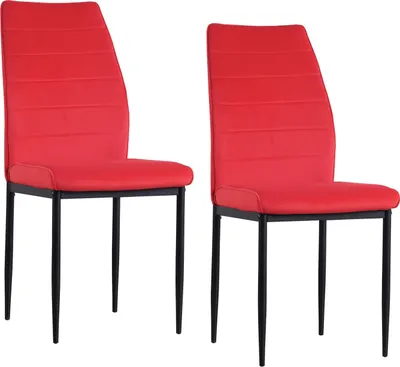 Produktbild von 2er Set Esszimmerstühle Samt Madison, Modern, Höhe 96 cm, Breite 43,5 cm, Tiefe 57 cm