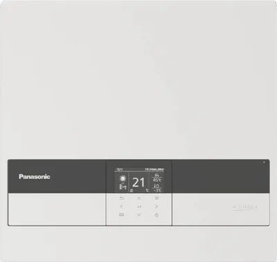 Immagine prodotto di Modulo di controllo Panasonic Aquarea M-Gen, da 20 a 30 kW, trifase, refrigerante R290, sistema idronico, con Wi-Fi integrato, 1 unità.