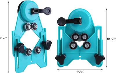 Obrázok produktu pre 4 mm - 80 mm Nastaviteľný vrták Keramika/sklo/mramor Vodiaca píla na diery Sucker Base Locator