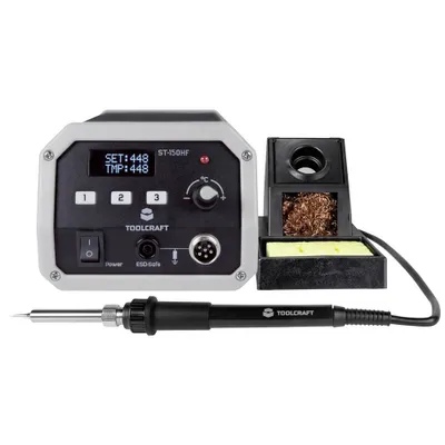 Produktbild von TOOLCRAFT ST-150 HF Hochfrequenz-Lötstation digital 150 W 50 - 480 °C inkl. Lötspitze