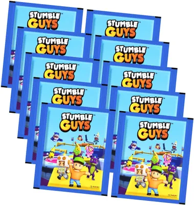 Produktbild von Stumble Guys Sticker (2025) - Lasst uns spielen! Sammelsticker - 10 Tüten