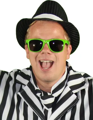 Produktbild von grüne Party Brille 80er Damen und Herren