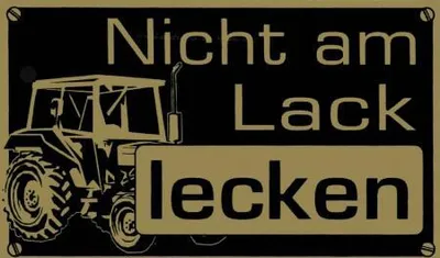 Produktbild von Magnet-Schild Nicht am Lack lecken - 303976