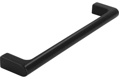 Produktbild von Siro Möbelgriff Lumbo LA 160 mm Griff Breite 170 mm, Zinkdruckguss schwarz matt lackiert