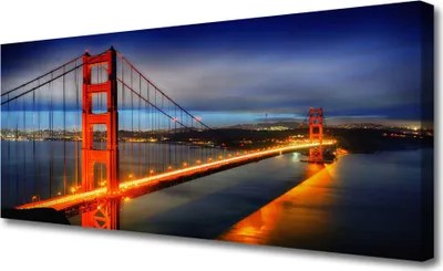 Produktbild von Tulup Leinwand-Bilder 125x50 Wandbild Canvas Kunstdruck Brücke Architektur