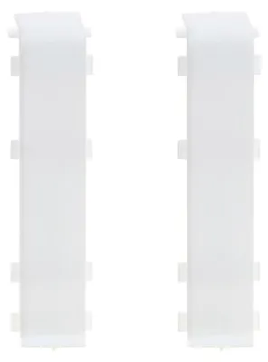 Zdjęcie produktu dla Łącznik do listwy przypodłogowej Cezar60 20x60mm 1kpl=2szt Cezar Biały RAL9003 Połysk
