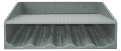 Produktbild von Doppellagiger Schwammhalter, Bohrfreies, Schnelltrocknendes Schwammregal, Spülbeckenorganisation, Schwammablage für Küchenarbeitsplatte, Badezimmer