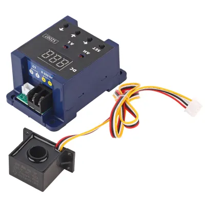 Zdjęcie produktu dla Cyfrowy amperomierz DC, czujnik prądu, przełącznik, alarm przeciążenia, zabezpieczenie przed przeciążeniem, SZD07 DC 8-35 V