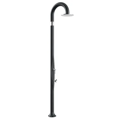 Immagine prodotto di Doccia da Esterno Giardino Miscelatore e Lavapiedi Arkema Funny Yin Grigio Antracite