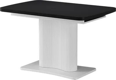 Produktbild von Esstisch Vicco Fenaro Schwarz/Weiß 120 x 80 cm ausziehbar, Model 58010